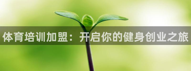 耀世娱乐网站下载：体育培训加盟：开启你的健身创业之旅
