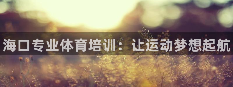耀世来袭：海口专业体育培训：让运动梦想起航